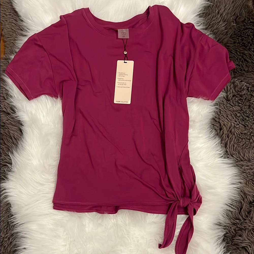 Women's Pink Top with Side Tie